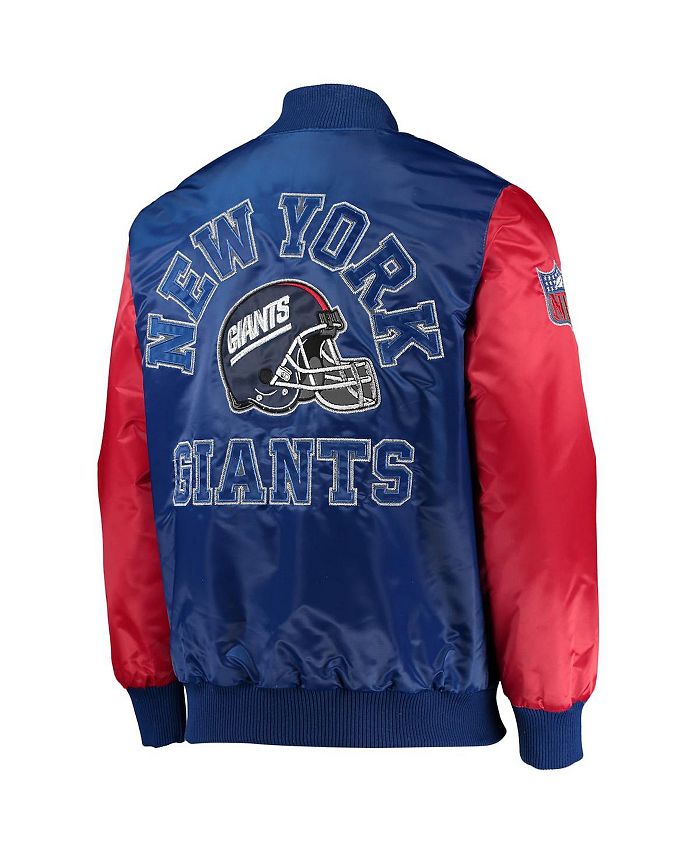 New York Giants Starter Field Jersey Long Sleeve T-Shirt - Royal/Red