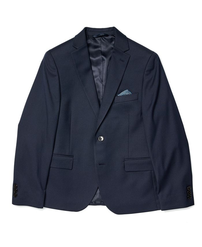 Lauren Ralph Lauren Big Boys Solid Classic Suit Jacket - Macy's