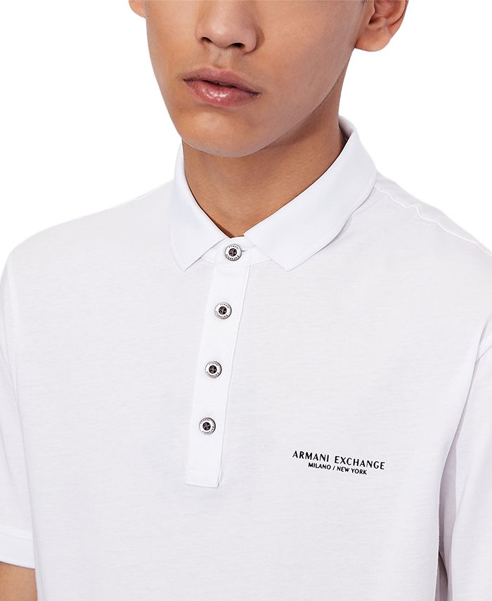AX Armani Exchange Men's Milano/New York Polo Shirt Macy's