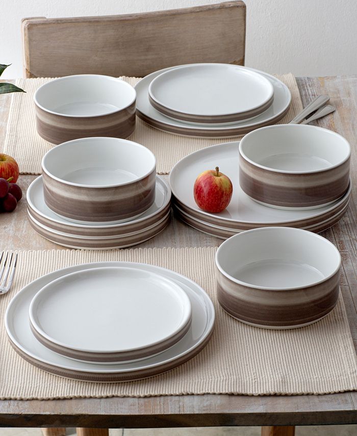 Noritake ColorStax Ombre Stax Set, 12 Pieces - Macy's