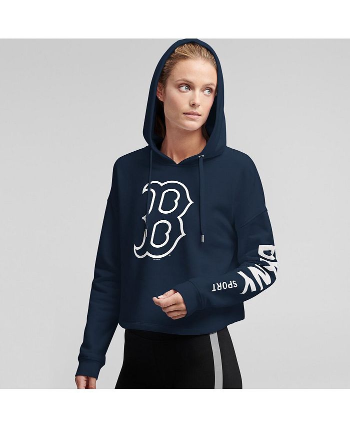 Women's Boston Red Sox Nike Gray Performance Pullover Hoodie