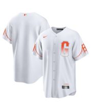 Nike MLB Genuine Merchandise San Francisco Giants Orange V Neck Tee Women's  L