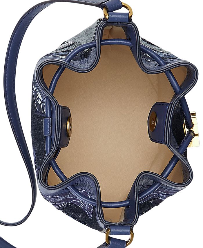 Lauren Ralph Lauren Patchwork Medium Andie Drawstring Bag Macy's