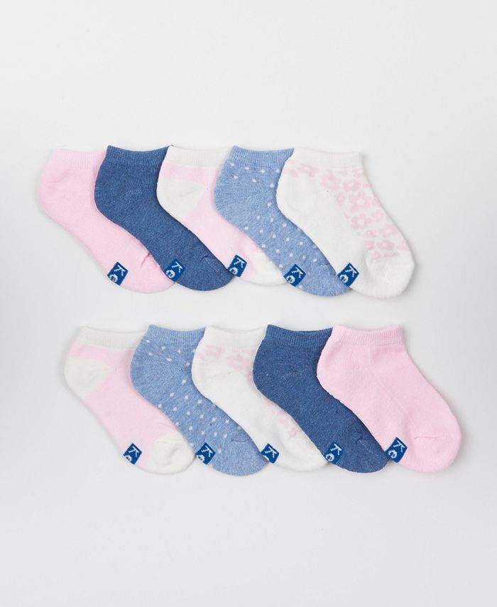 Keds Big Girls Cushioned Low Cut Socks Set of 10 Macy s