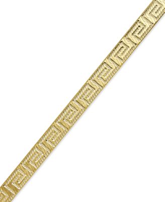 Giani Bernini - Greek Key Bracelet in 24k Gold over Sterling Silver