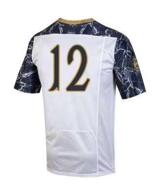 Women's #12 White, Navy Navy Midshipmen 175 Years Special Game Replica Jersey