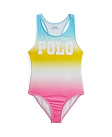 Toddler Girls Logo Ombre One-Piece Swimsuit