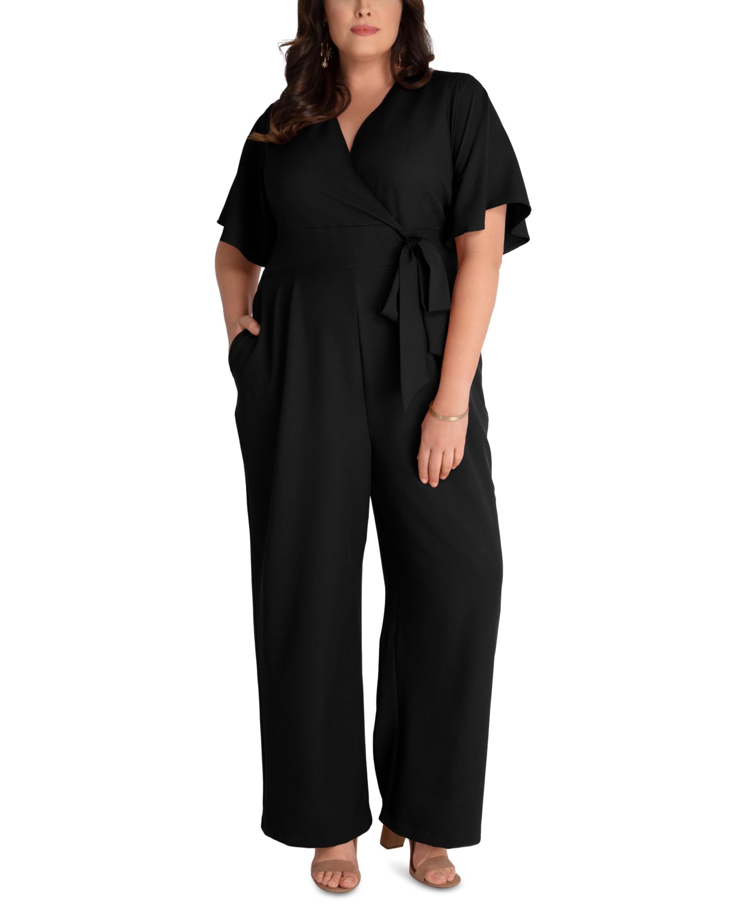 Plus Size Charisma Crepe Jumpsuit