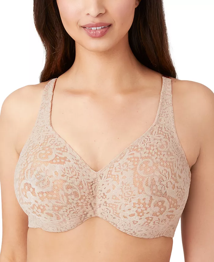 Full Figure Halo Lace Bra 65547 - thumbnail 5