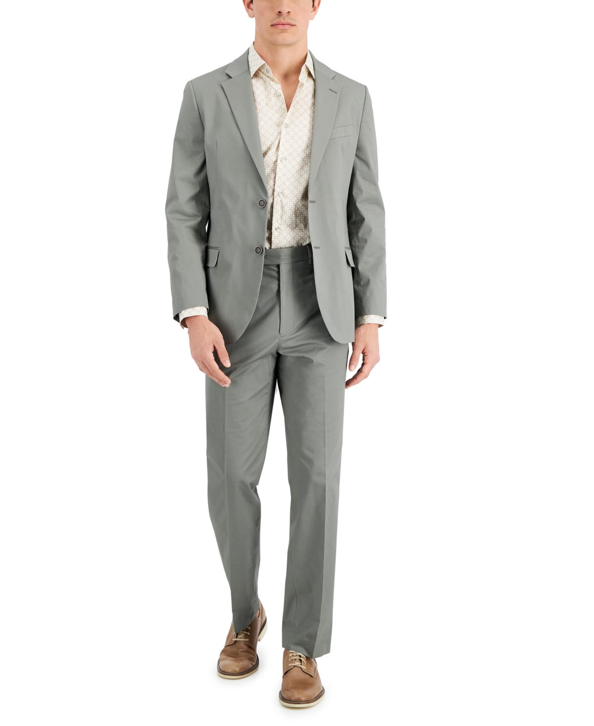 Nautica Men's Modern-Fit Stretch Solid Suit | Smart Closet