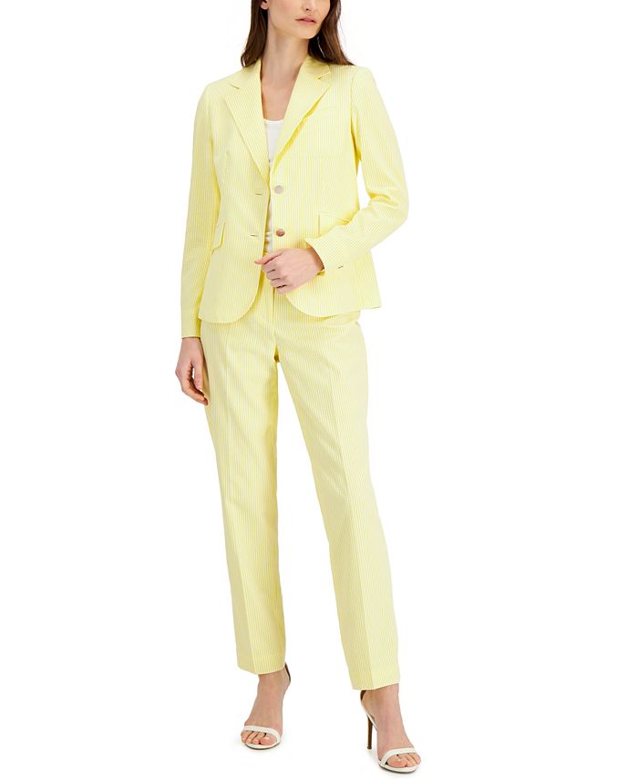 Anne klein outlet seersucker blazer
