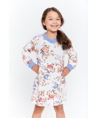 Little Girls Knit Sweatshirt Dress