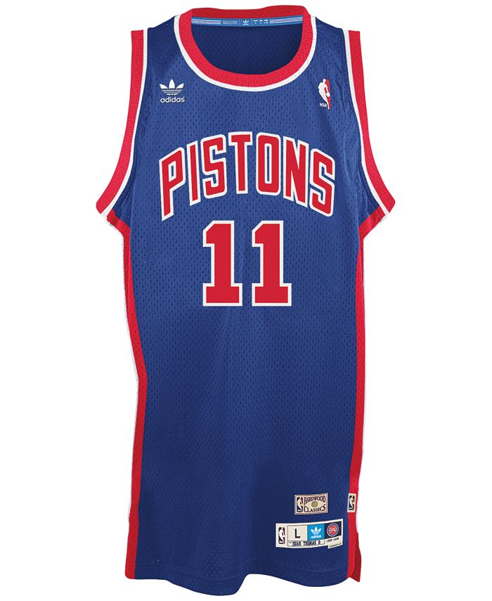 adidas Men's Isiah Thomas Detroit Pistons Retired Player Swingman Jersey -  Macy's