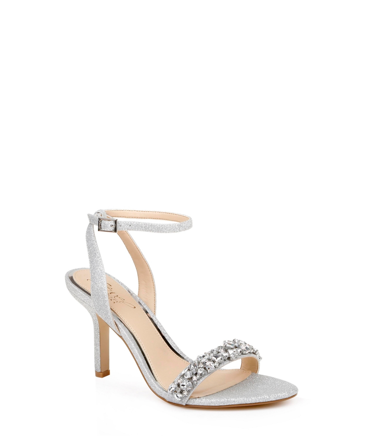 Women's Ojai Embellished Evening Sandals - Silver Glitter