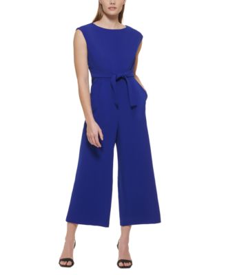 blue calvin klein jumpsuit