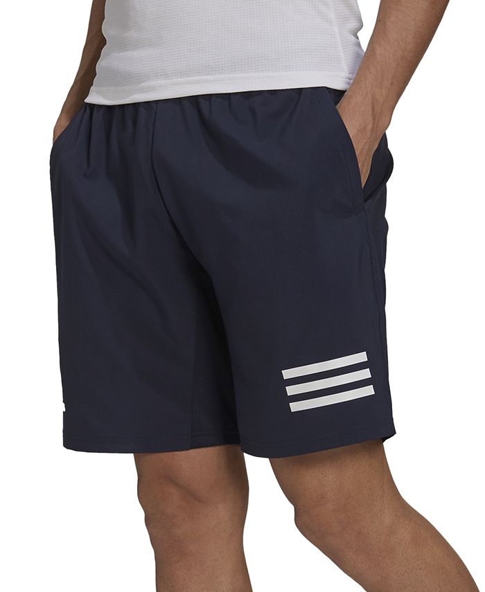 adidas Men's Aeroready Club Tennis 3-Stripe Shorts & Reviews ...