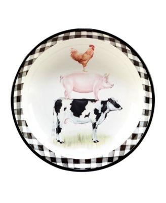 On The Farm Serving Bowl