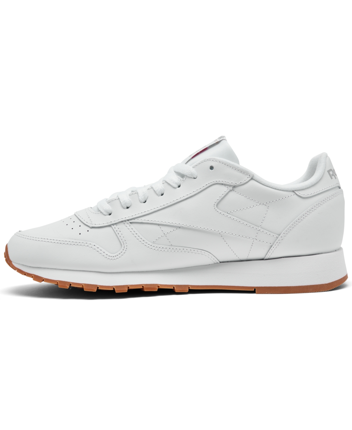 Reebok Men's Classic Leather Casual Sneakers from Finish Line - Pure Gray