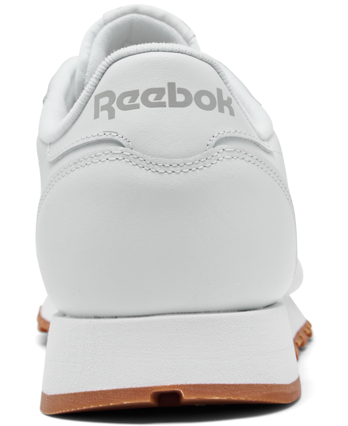 Reebok Men's Classic Leather Casual Sneakers from Finish Line - Pure Gray