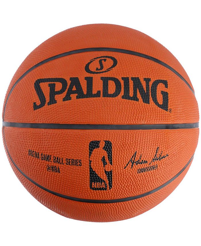 Spalding NBA Logo Replica Rubber Basketball - Macy's