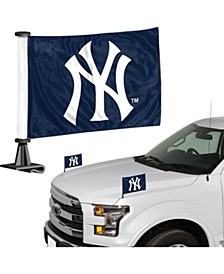 Pro Mark New York Yankees Auto Ambassador Flag Set