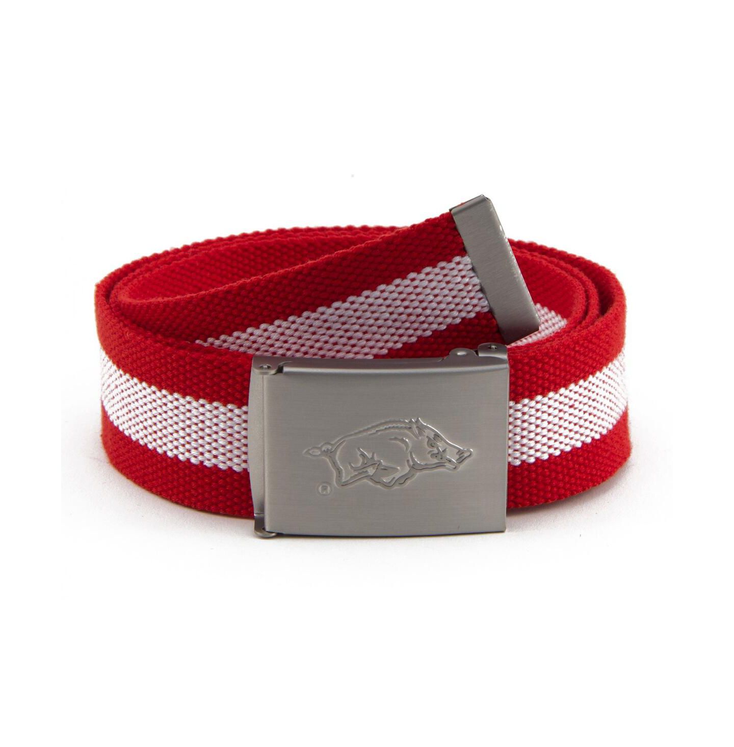 Мужской ремень Eagles Wings Arkansas Razorbacks Fabric Belt — фото 1
