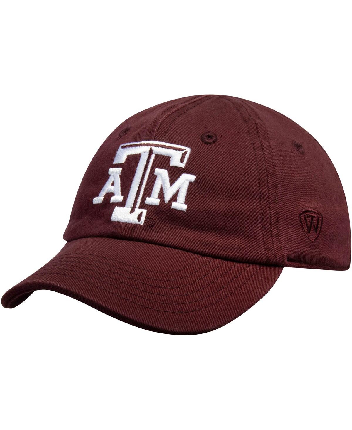 Infant Unisex Top of The WorldTexas A&M Aggies Mini Me Adjustable Hat - Maroon