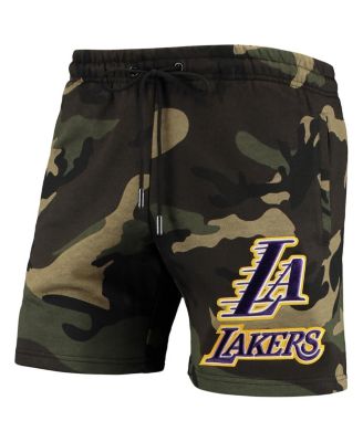 Men's Camo Los Angeles Lakers Team Shorts