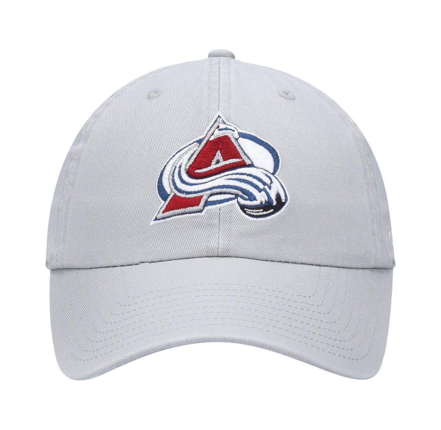 Men's '47 Gray Colorado Avalanche Clean Up Adjustable Hat