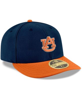 Men's Navy, Orange Auburn Tigers Basic Low Profile 59Fifty Fitted Hat