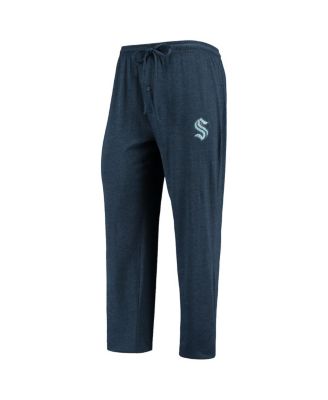 Men's Gray, Deep Sea Blue Seattle Kraken Meter Long Sleeve T-shirt and Pants Set
