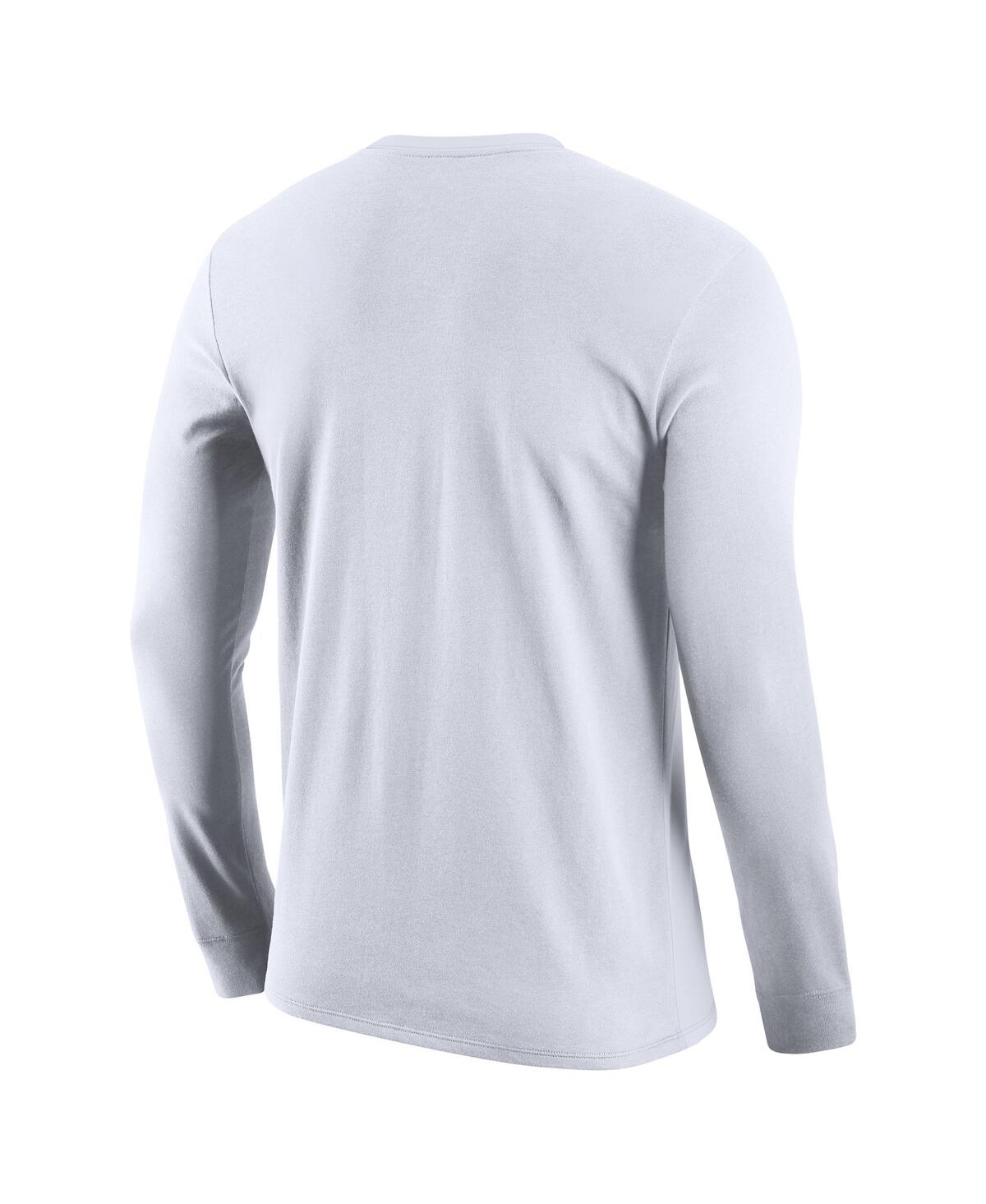 Men's NikeBaylor Bears Legend Bench Long Sleeve T-shirt - White