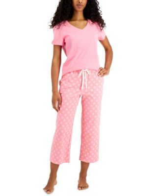 Photo 1 of SIZE MEDIUM - Charter Club Everyday Cotton V-Neck Pajama T-Shirt, Created for Macy's