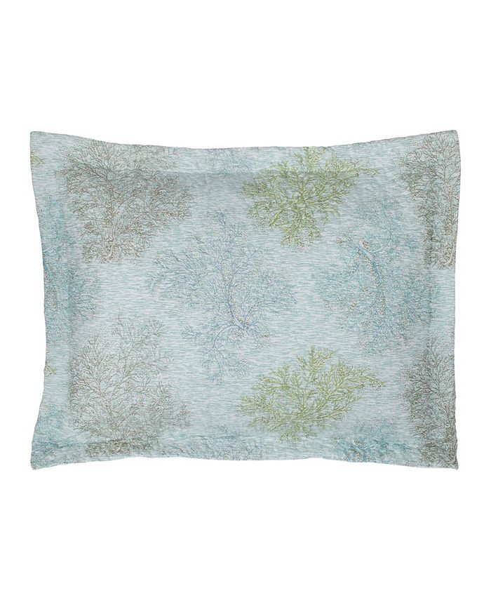 Laura Ashley Saltwater Reversible Quilt Set, Full/Queen Macy's