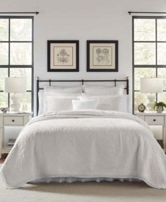 Heirloom 3-Piece Crochet Quilt Set, Full/Queen