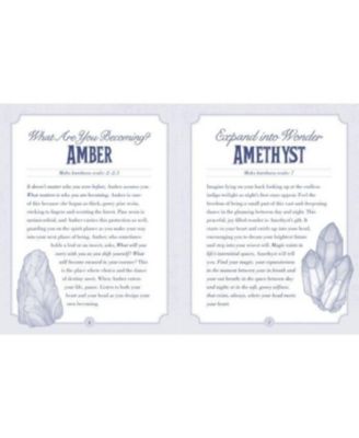 The Illustrated Crystallary Oracle Cards- 36-Card Deck of Magical Gems and Minerals by Maia Toll