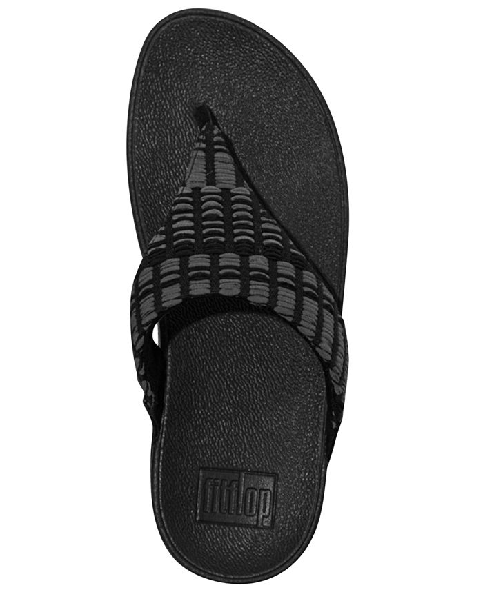 FitFlop Women's Lulu Leather Toe-Thongs Sandal - Macy's