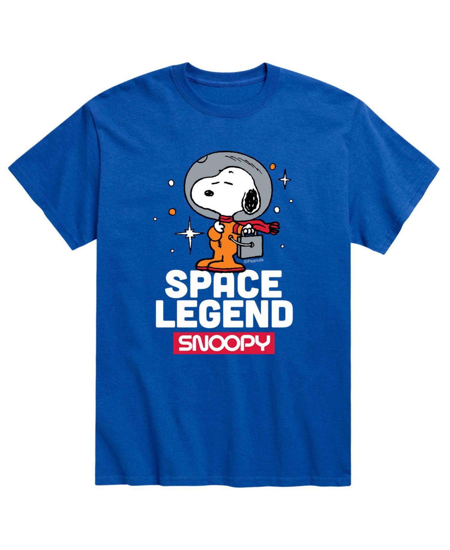 Мужская футболка AIRWAVES Peanuts Space Legend, цвет: Синий — фото 1