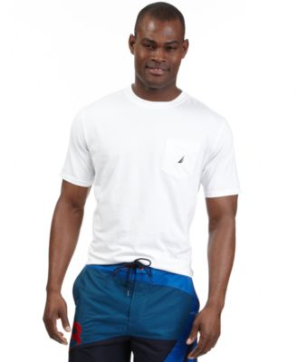 Men's Classic-Fit Solid Crew-Neck Pocket T-Shirt