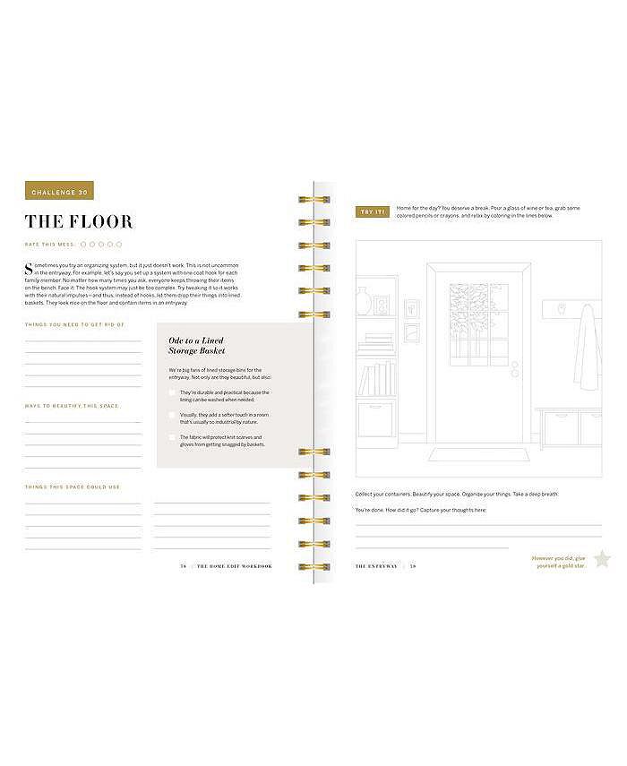 Barnes & Noble The Home Edit Workbook Prompts, Activities, and