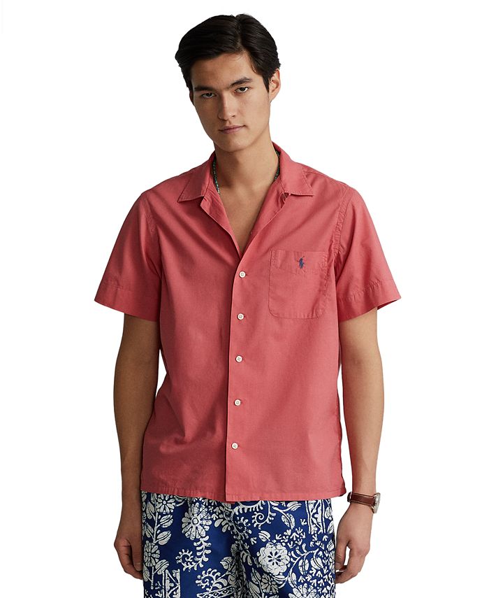 Polo Ralph Lauren Classic Fit Woven Camp Shirt - Macy\'s