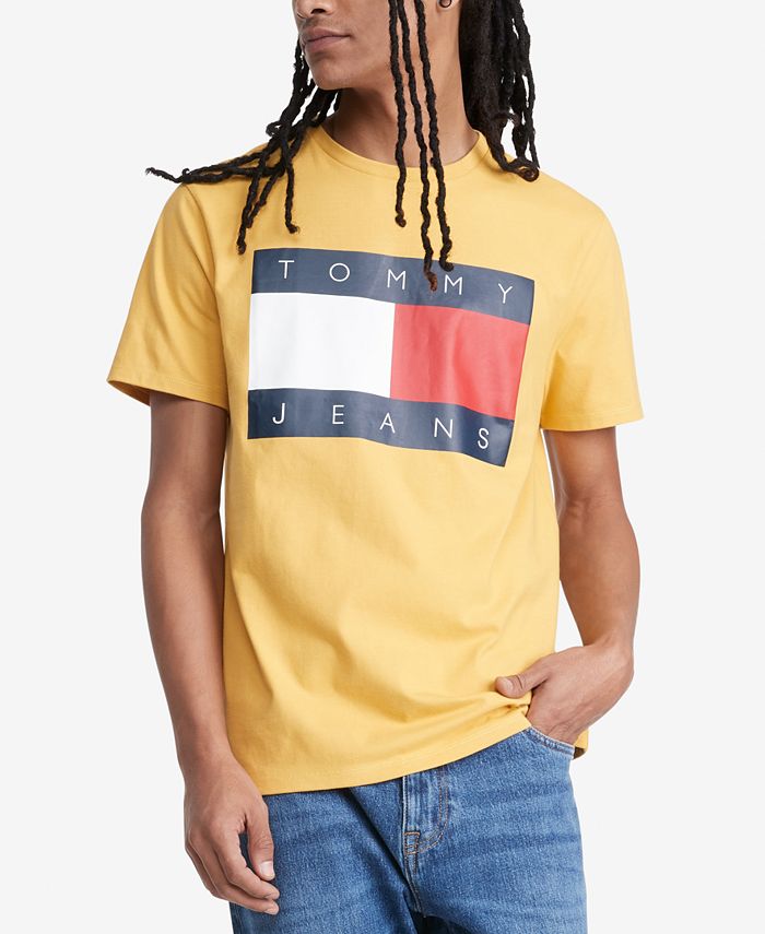 ugyldig Frivillig Appel til at være attraktiv Tommy Hilfiger Tommy Hilfiger Men's Flag Logo T-Shirt - Macy's