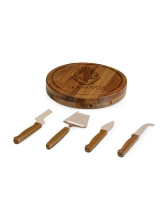 Harry Potter Hogwarts Acacia Circo Cheese Cutting Board Tools Set, 5 Piece