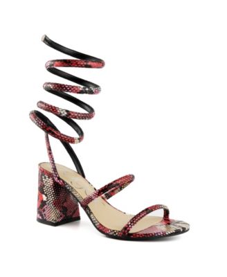 macys snakeskin heels