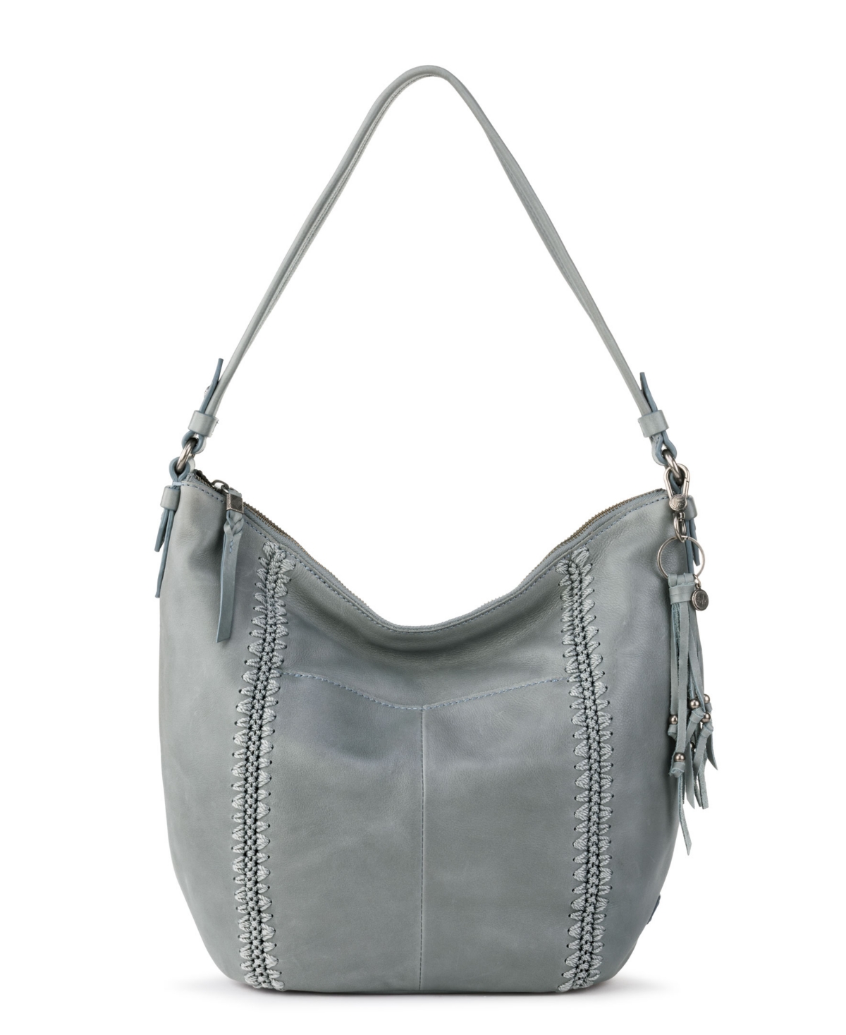 The Sak Women's Sequoia Leather Hobo In Gray ModeSens