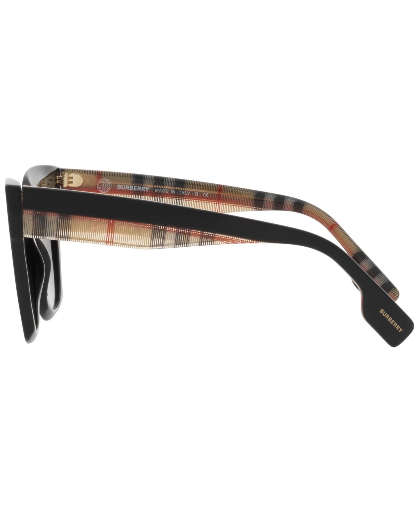 Женские солнцезащитные очки Burberry Sunglasses, BE4364 Kitty, цвет: Чёрный — фото 2