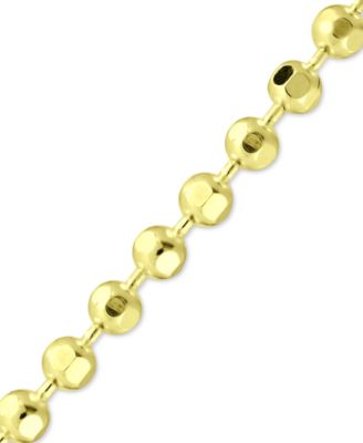 Beaded Chain Bracelet in Sterling Silver, Created for Macy's