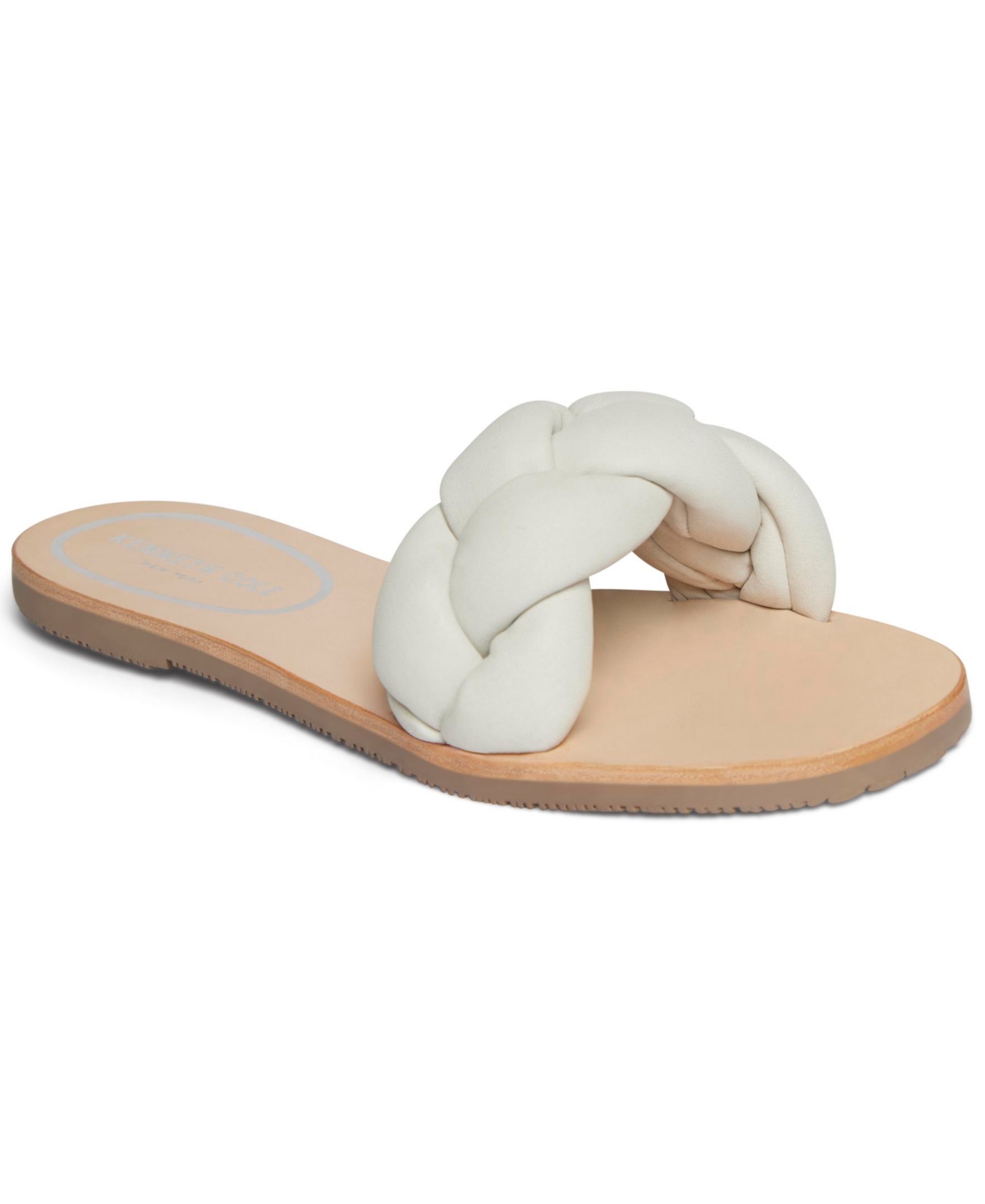 Women's Nellie Braid Slide Sandals - White