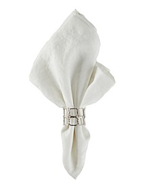 Double Square Napkin Rings, Set of 8