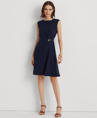 macys ralph lauren blue dress